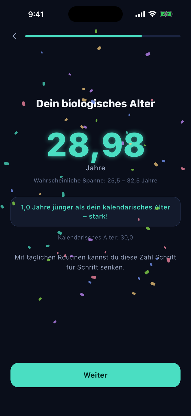 Bio-Alter-Schätzung